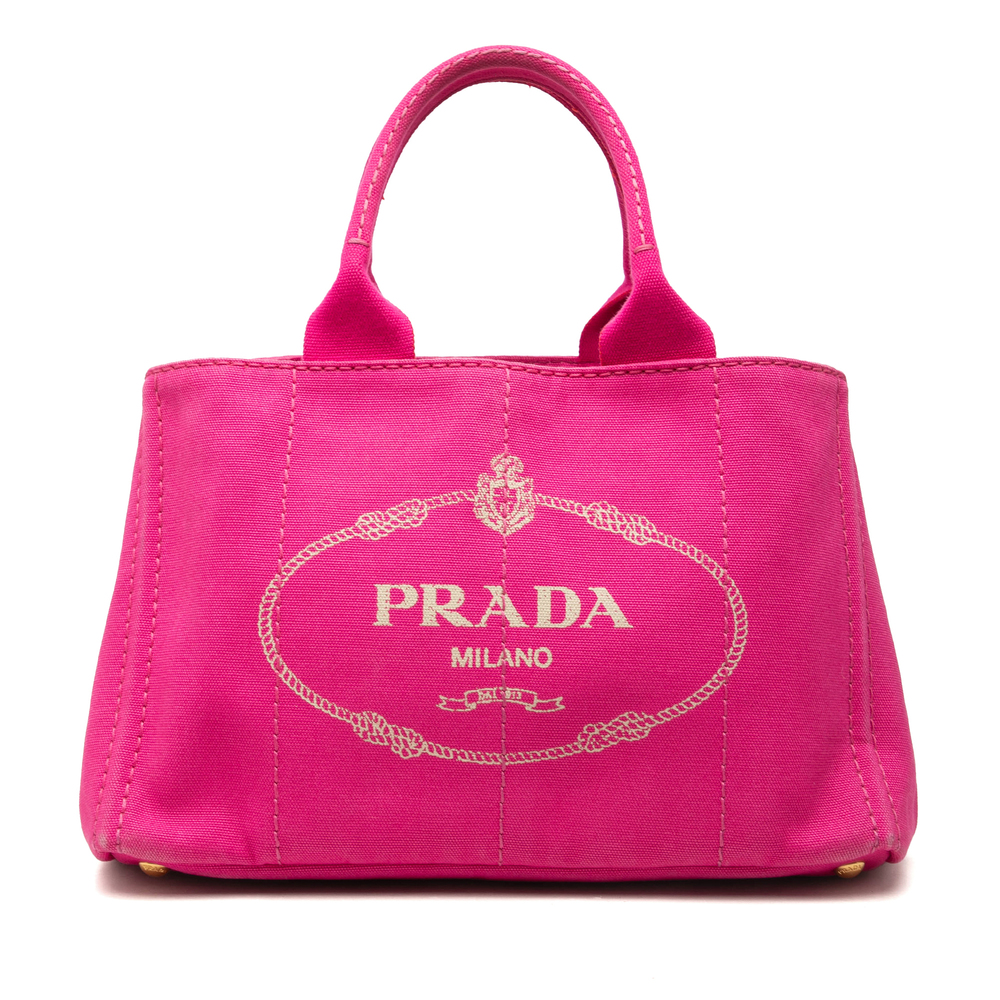 Pre-Loved Prada Canvas Canapa Logo Tote